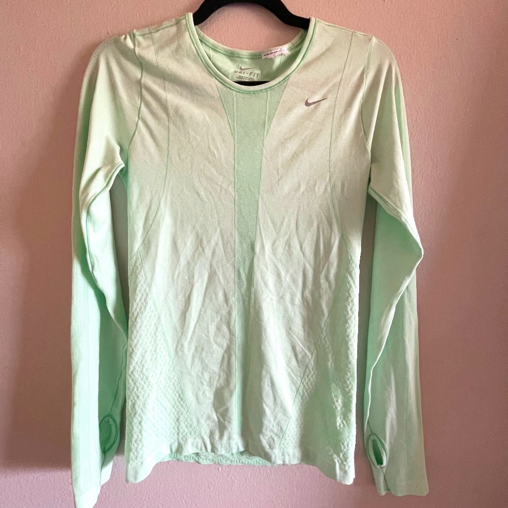 Nike Dry-fit Long Sleeve Athletic Top